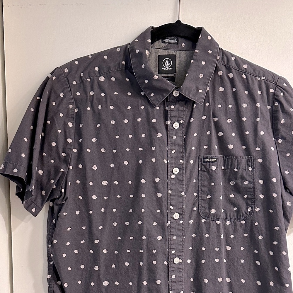 Abstract Dots Button Up Shirt